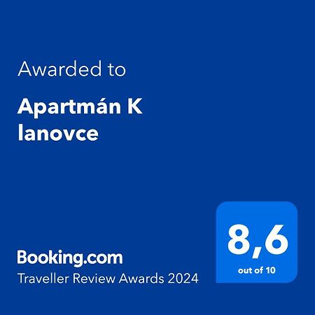 شقة Apartman K Lanovce ياخيموف المظهر الخارجي الصورة